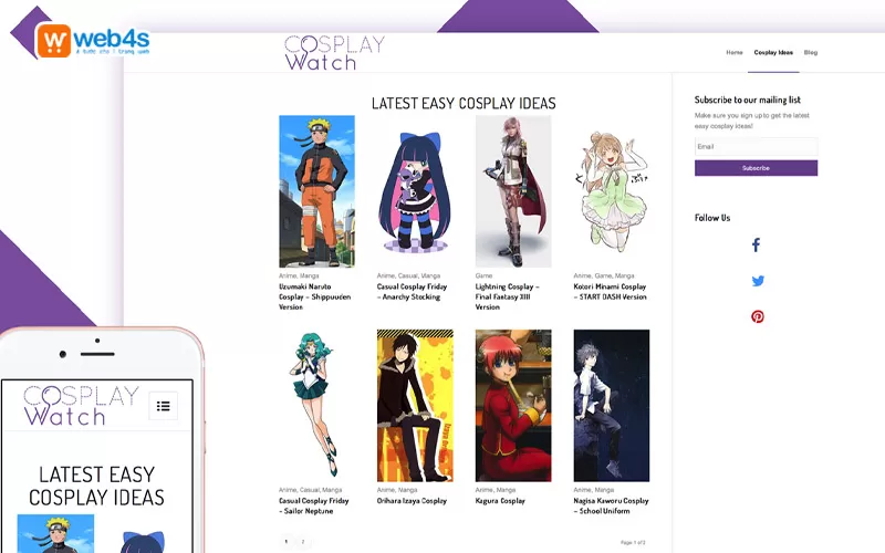 Thiết kế website cho thu&ecirc; trang phục cosplay bao gồm c&aacute;c bước n&agrave;o?